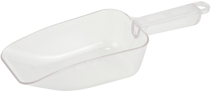 Winco Polycarbonate Clear Scoop, 10 Ounce -- 24 per case