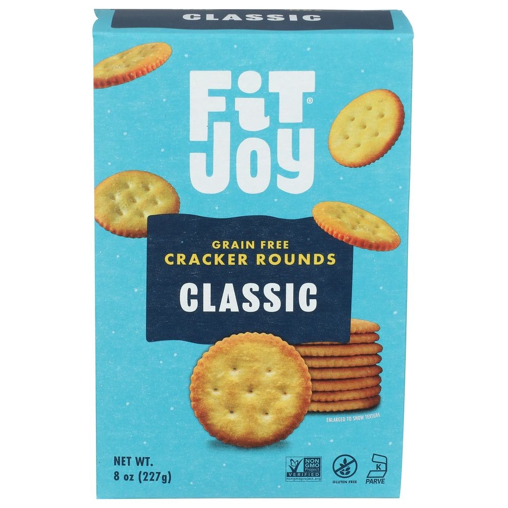 Fitjoy Grain Free Classic Cracker Rounds, 8 Ounce -- 8 per case