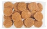 Omni Food Whole Grain Fully Cooked Chicken Breast Patty, 3 Ounce -- 4 per case.