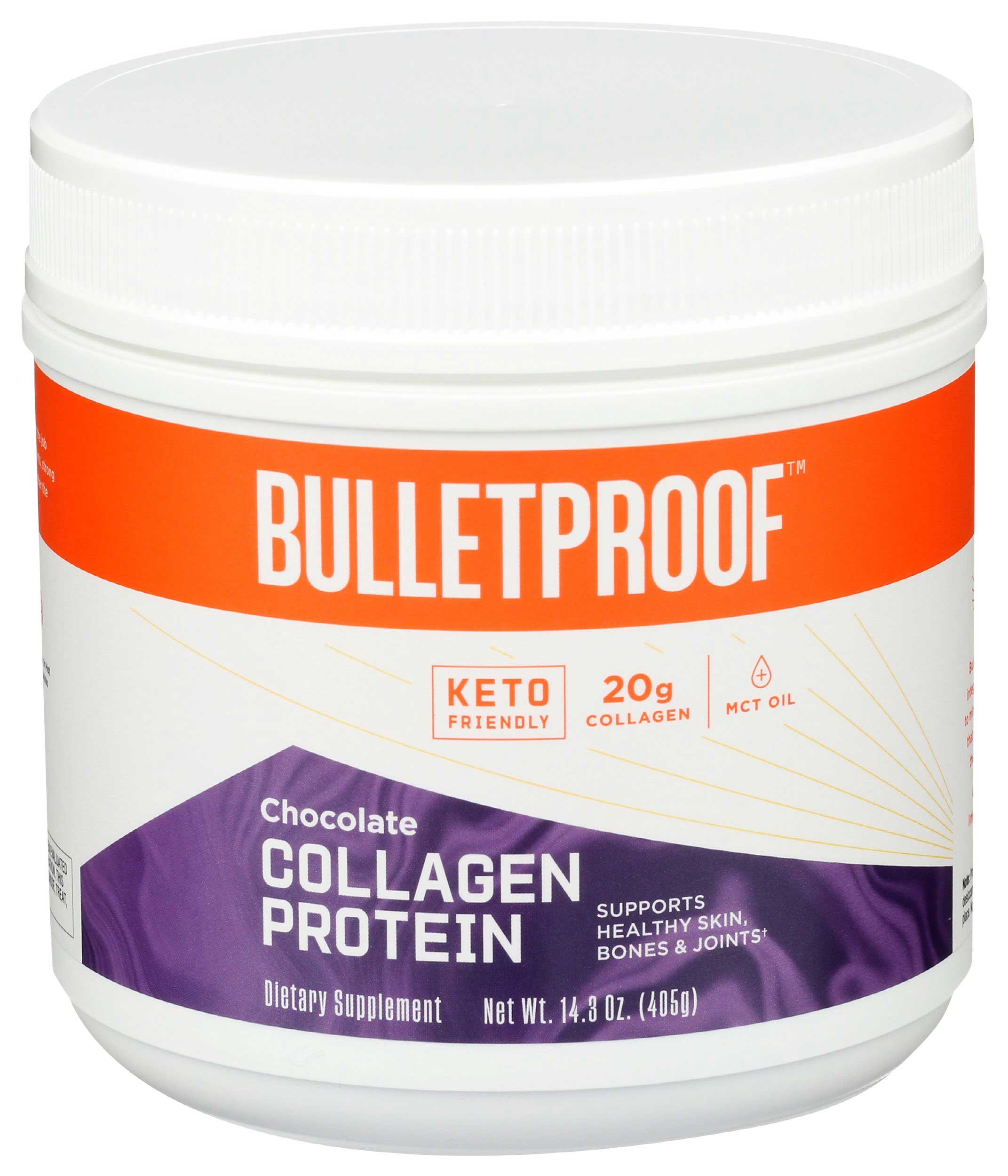 Bulletproof Chocolate Collagen Protein Powder, 14.3 Ounce