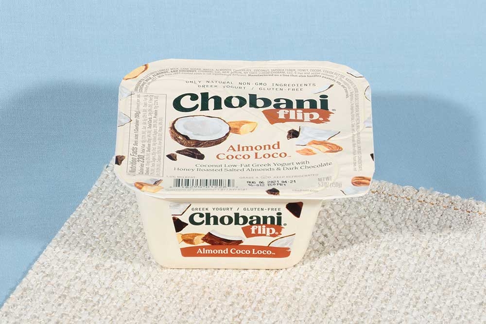 Chobani Flip Almond Coco Loco Low Fat Greek Yogurt, 4.5 Ounce -- 12 per case
