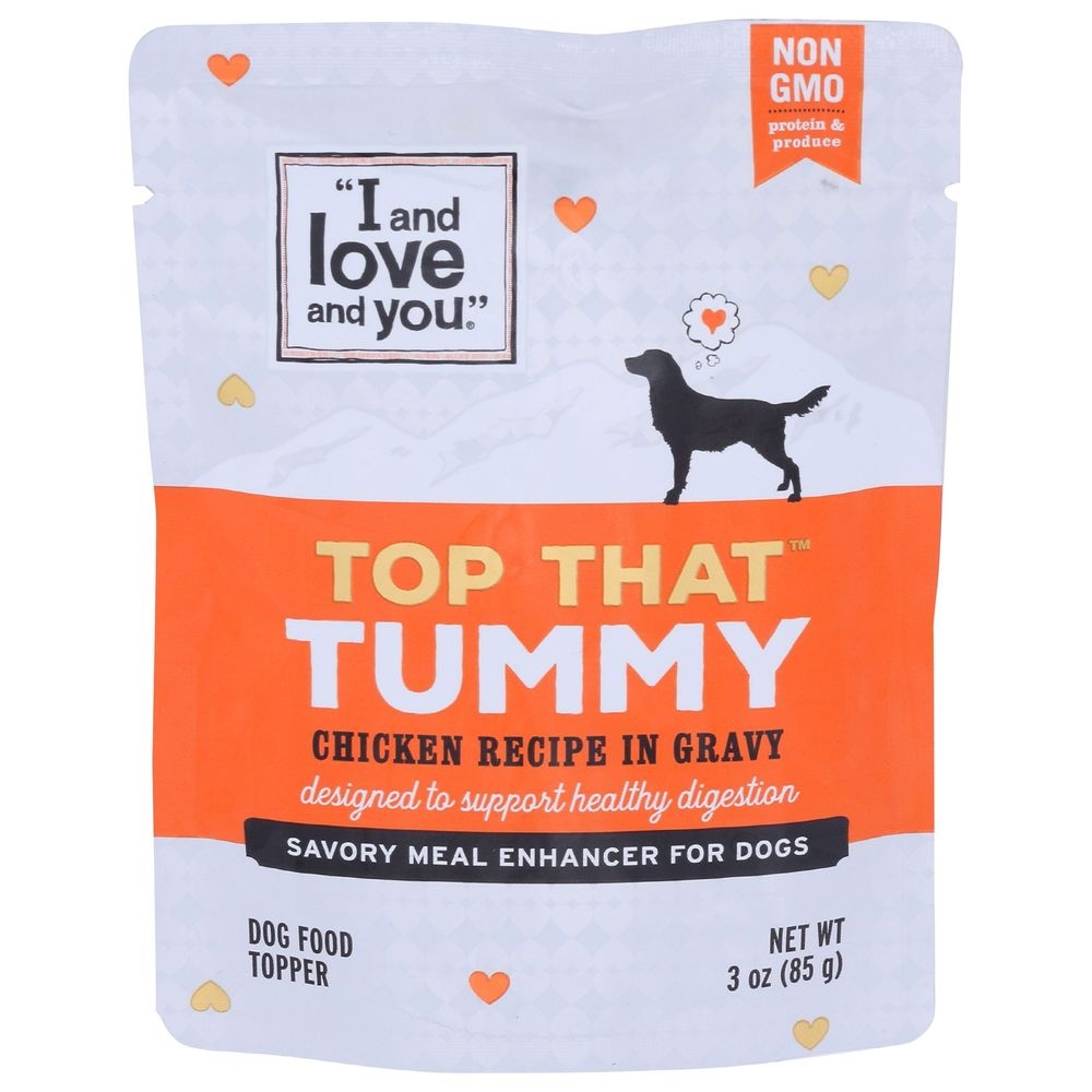 I and Love and You Top That Tummy Chicken Recipe in Gravy Wet Dog Food, 3 Ounce -- 24 per case