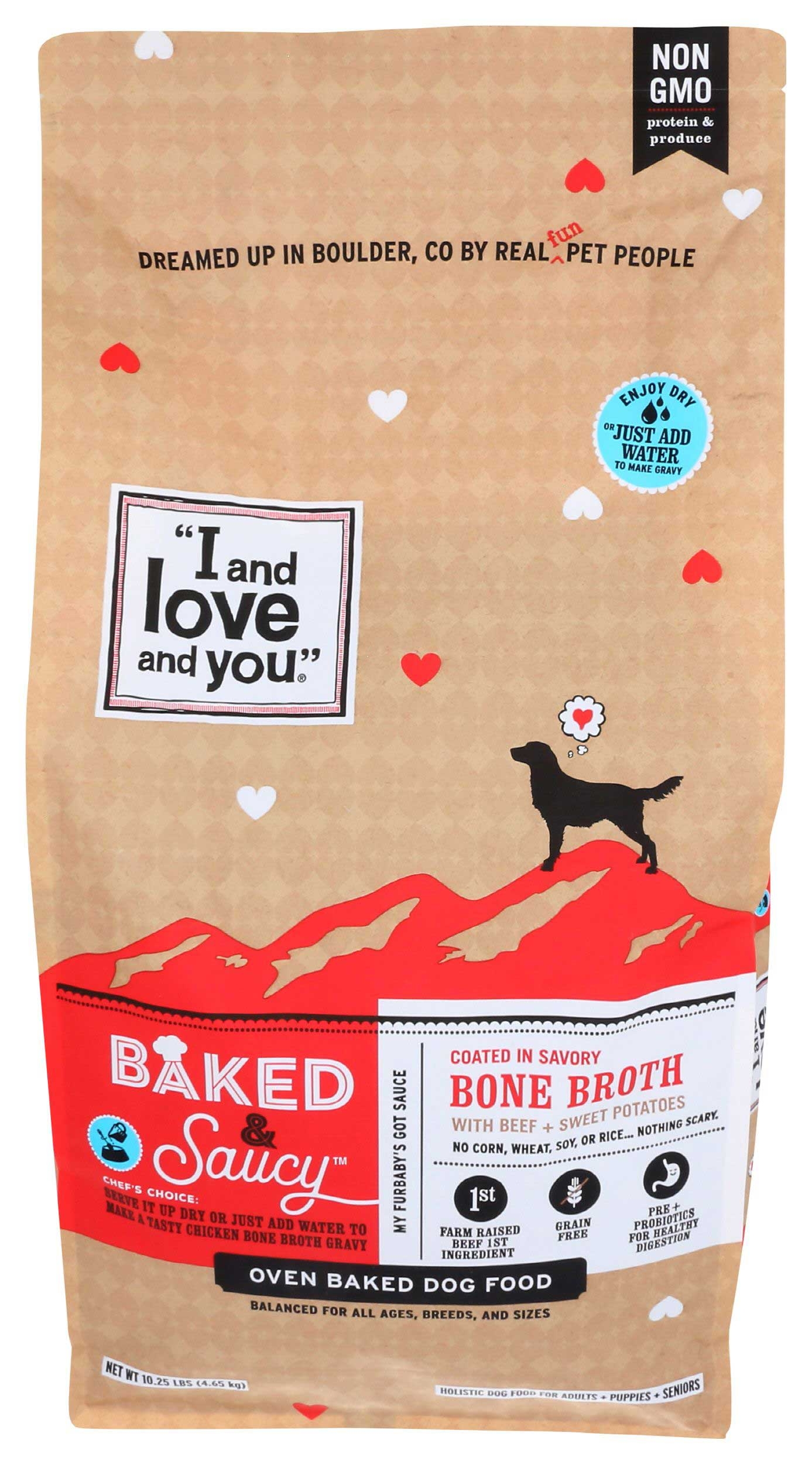 I and love and You Baked and Saucy Beef Plus Sweet Potato Dry Dog Food, 10.25 Pound