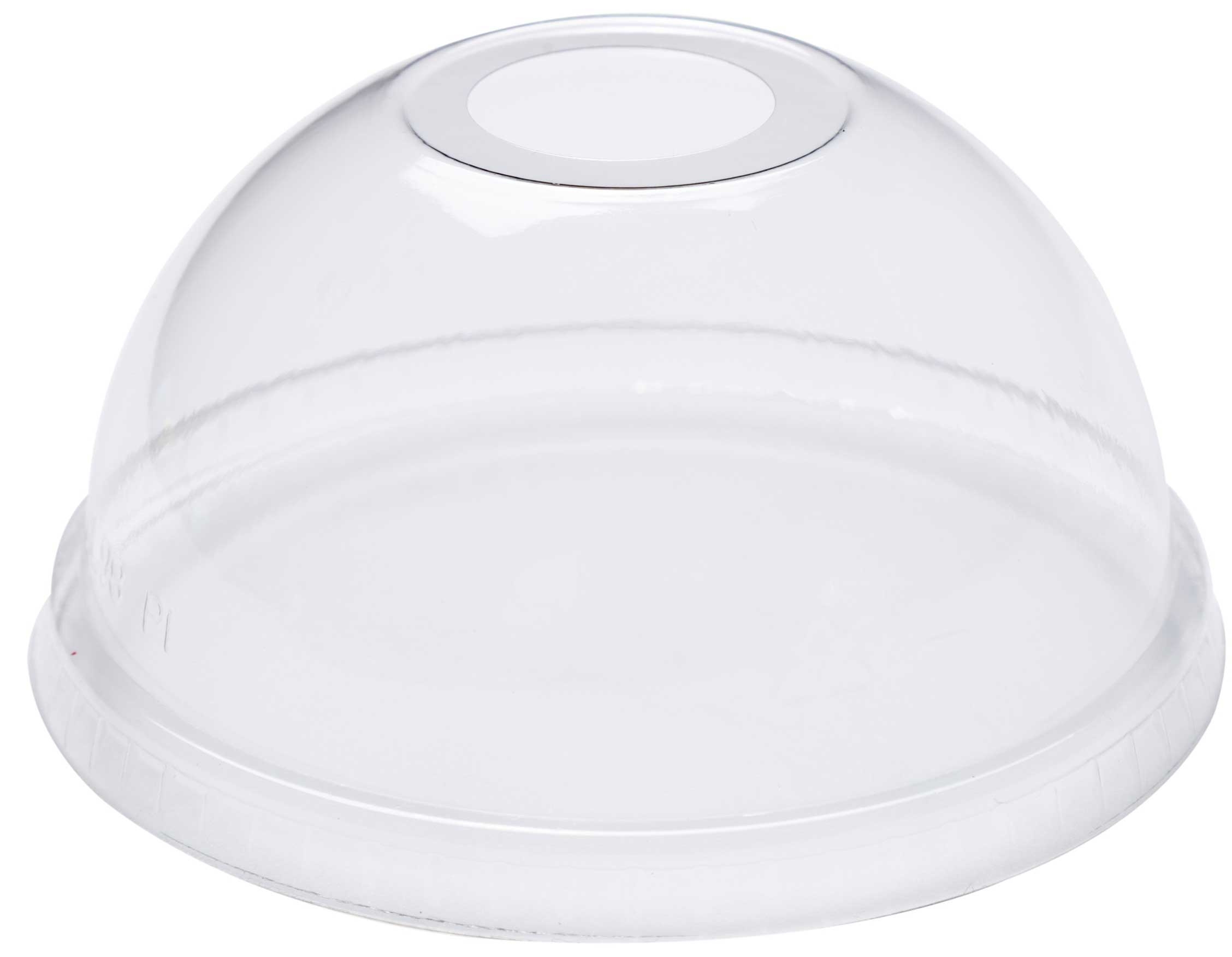Primeware Clear PLA Compostable Dome Lid Only, 12 to 24 Ounce -- 1000 per case.
