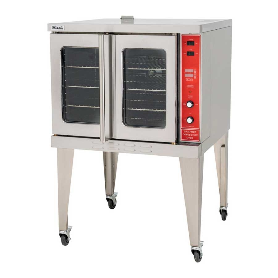 Migali Single Liquid Propane Convection Oven, 48.7 x 38.2 x 59.4 inch