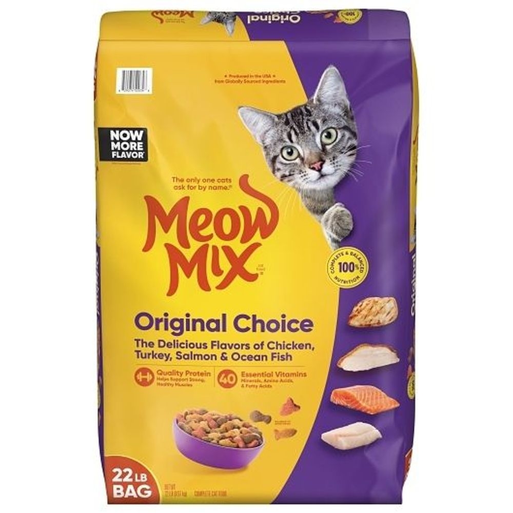 Meow Mix Original Choice Dry Cat Food, 22 Pound