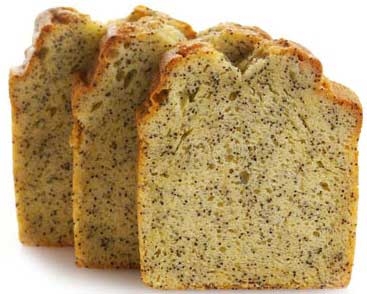 Sweet Sams Presliced Orange Poppy Cake -- 16 per case