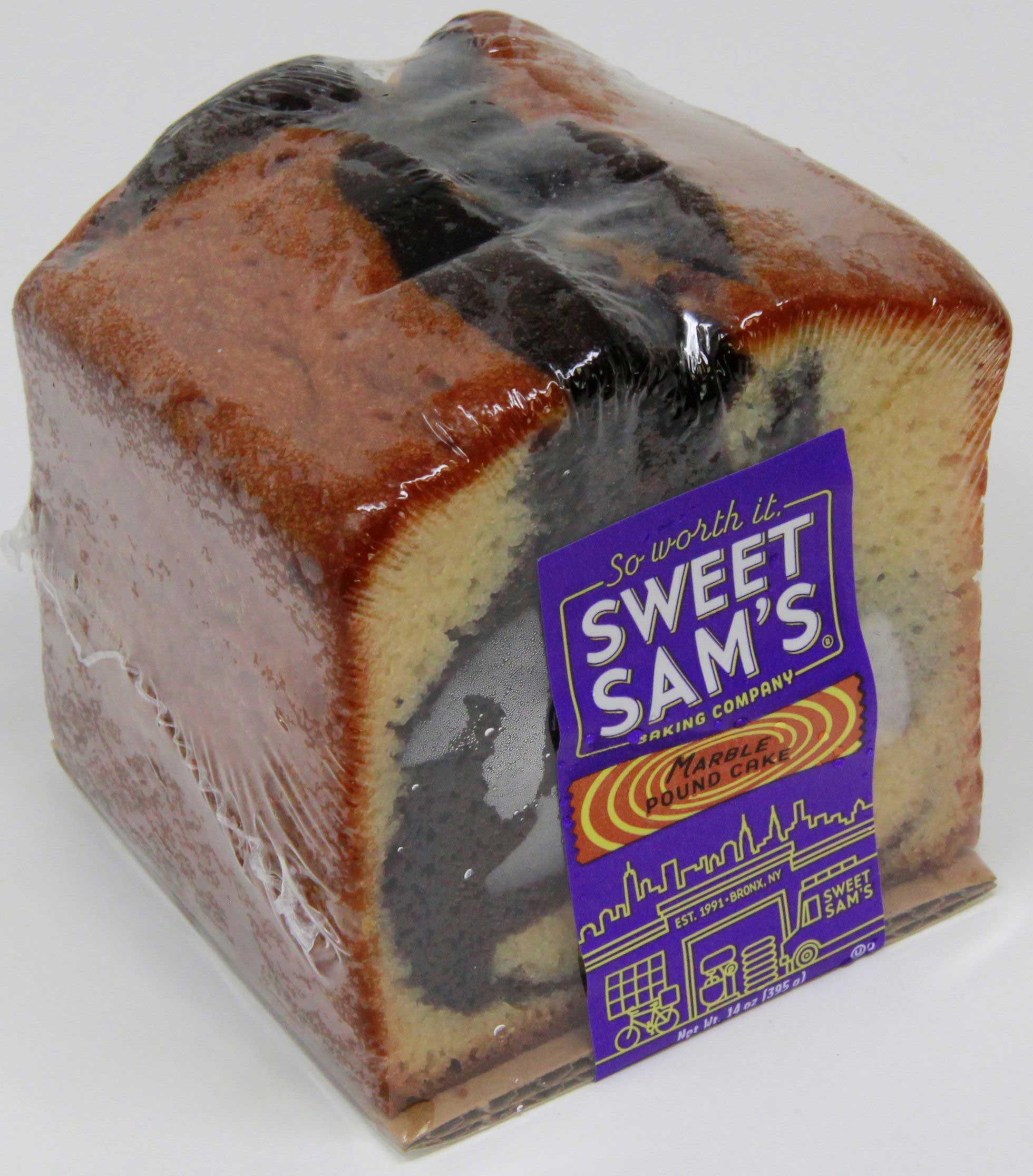 Sweet Sams Marble Pound Cake -- 4 per case