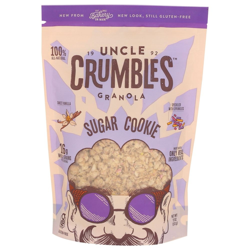 Uncle Crumbles Sugar Cookie Granola, 11 Ounce -- 6 per case