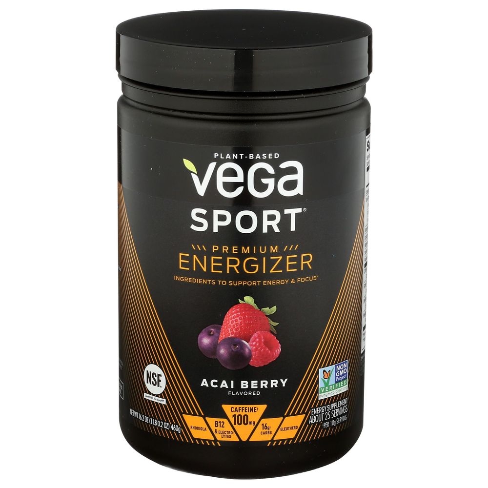 Vega Acai Berry Sport Premium Energizer, 16.2 Ounce