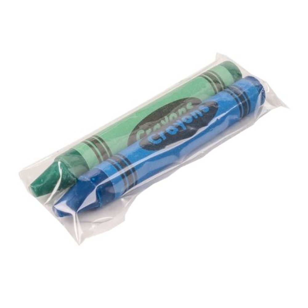 AmerCareRoyal Cello Mixed Random 6 Color Crayons, 1600 count -- 2 per case