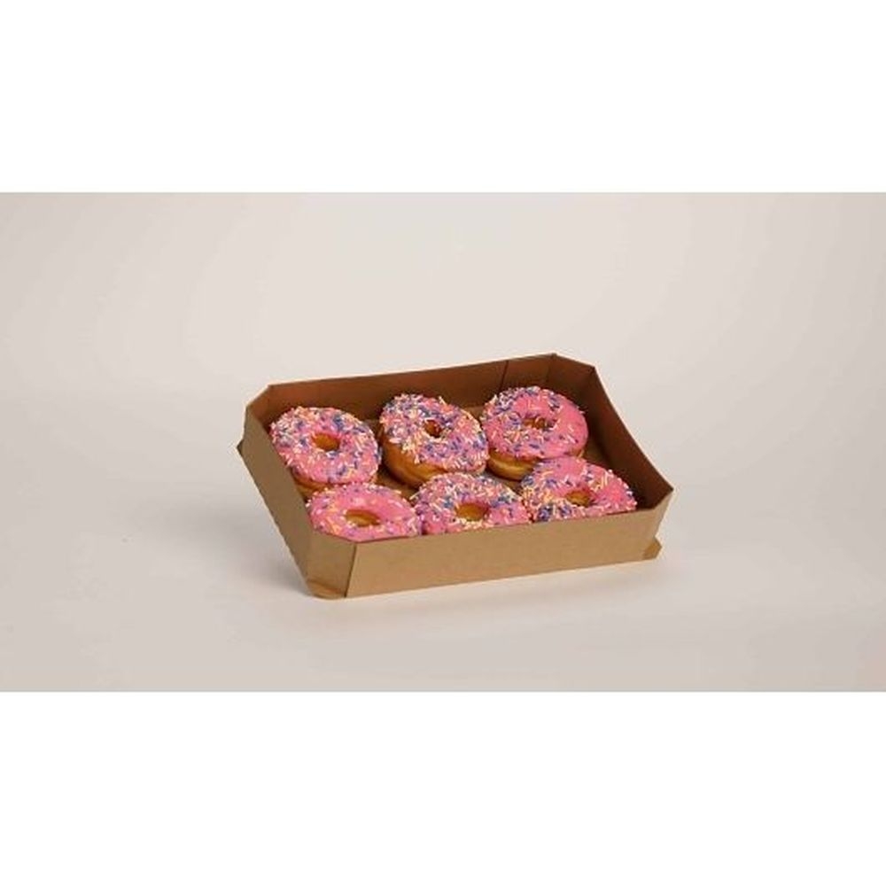 Talerico Bakery Pink Iced Ring Donut with Decos, 2.8 Ounce - 24 per case