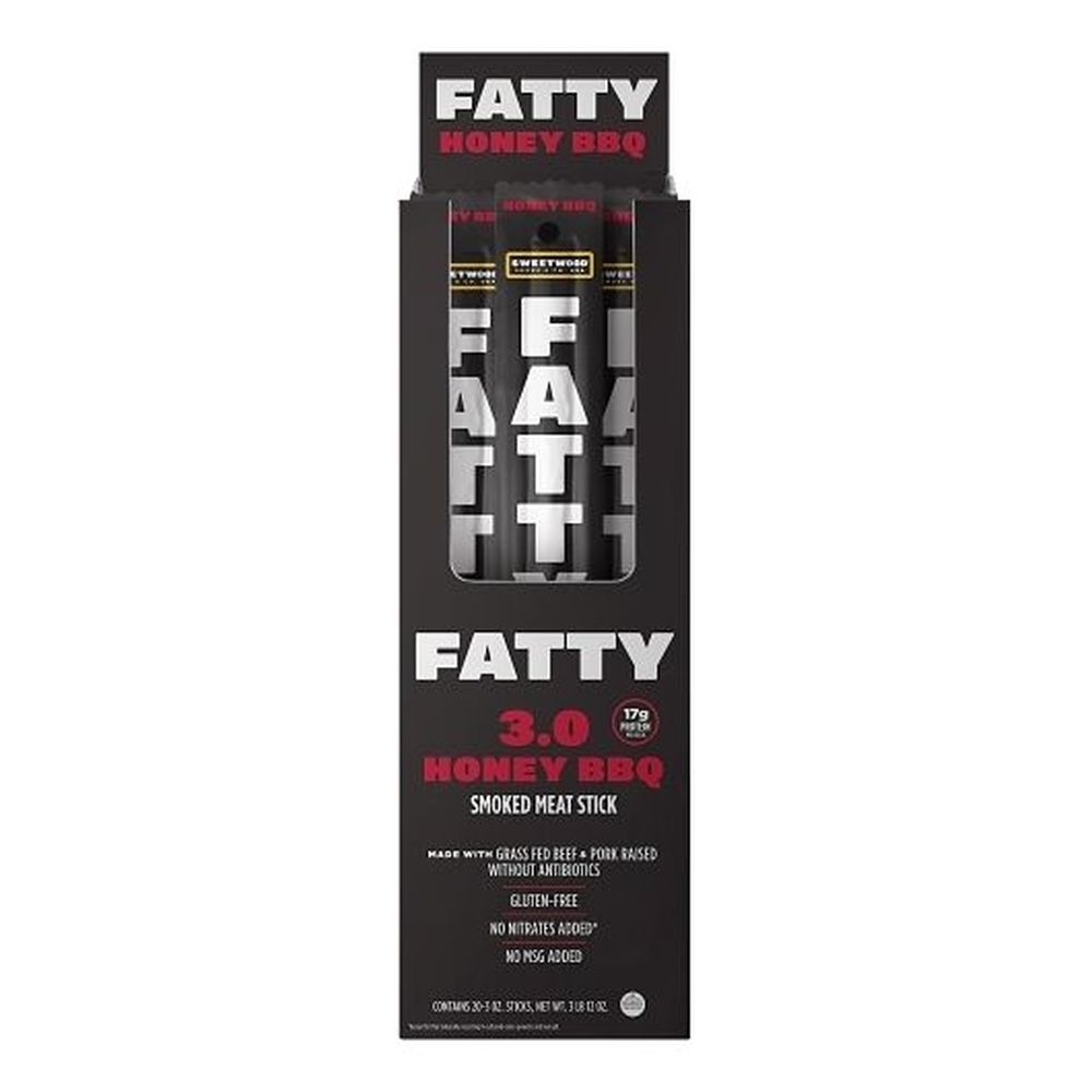 Fatty Honey Bbq Meat Stick, 3 Ounce -- 80 per case