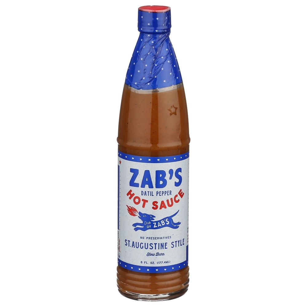 Zabs St. Augustine Style Hot Sauce, 6 Fluid Ounce -- 6 per case