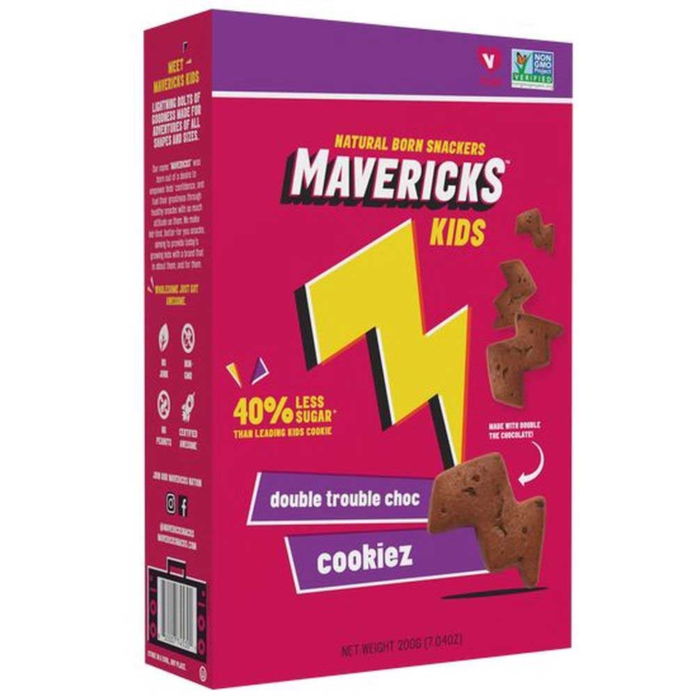 Mavericks Kids Double Trouble Chocolate Cookiez, 7.04 Ounce -- 8 per case