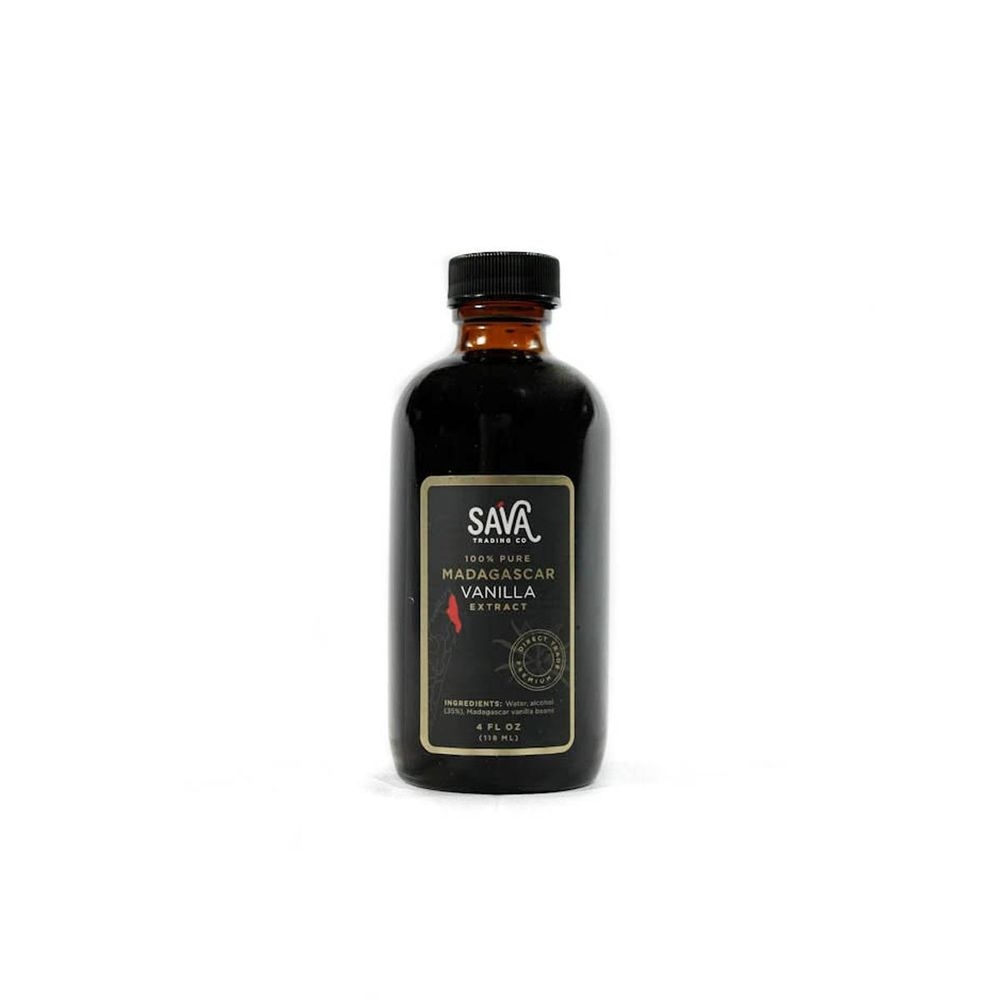 SAVA Madagascar Pure Vanilla Extract, 4 Fluid Ounce -- 4 per case
