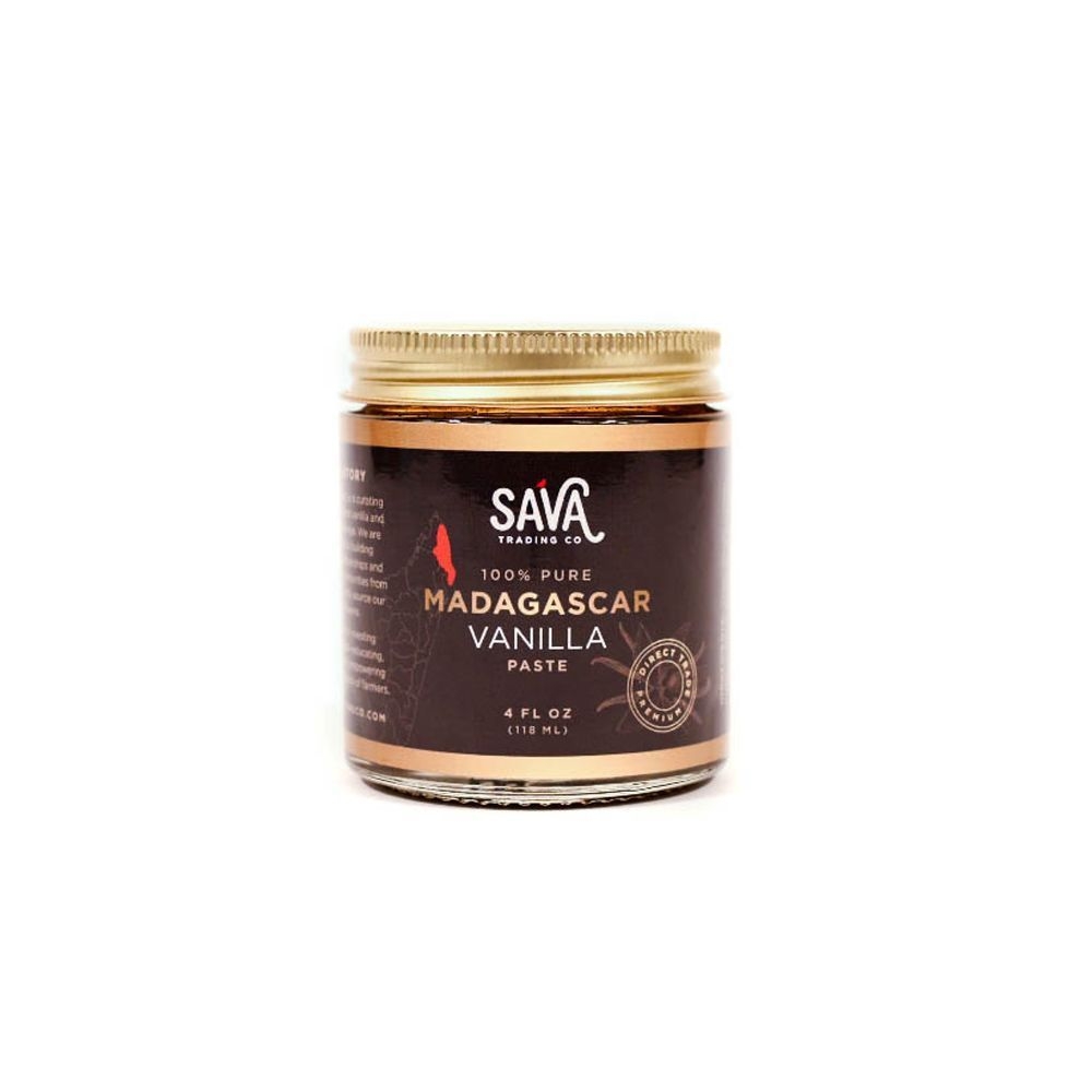 SAVA Madagascar Vanilla Paste, 4 Ounce -- 6 per case