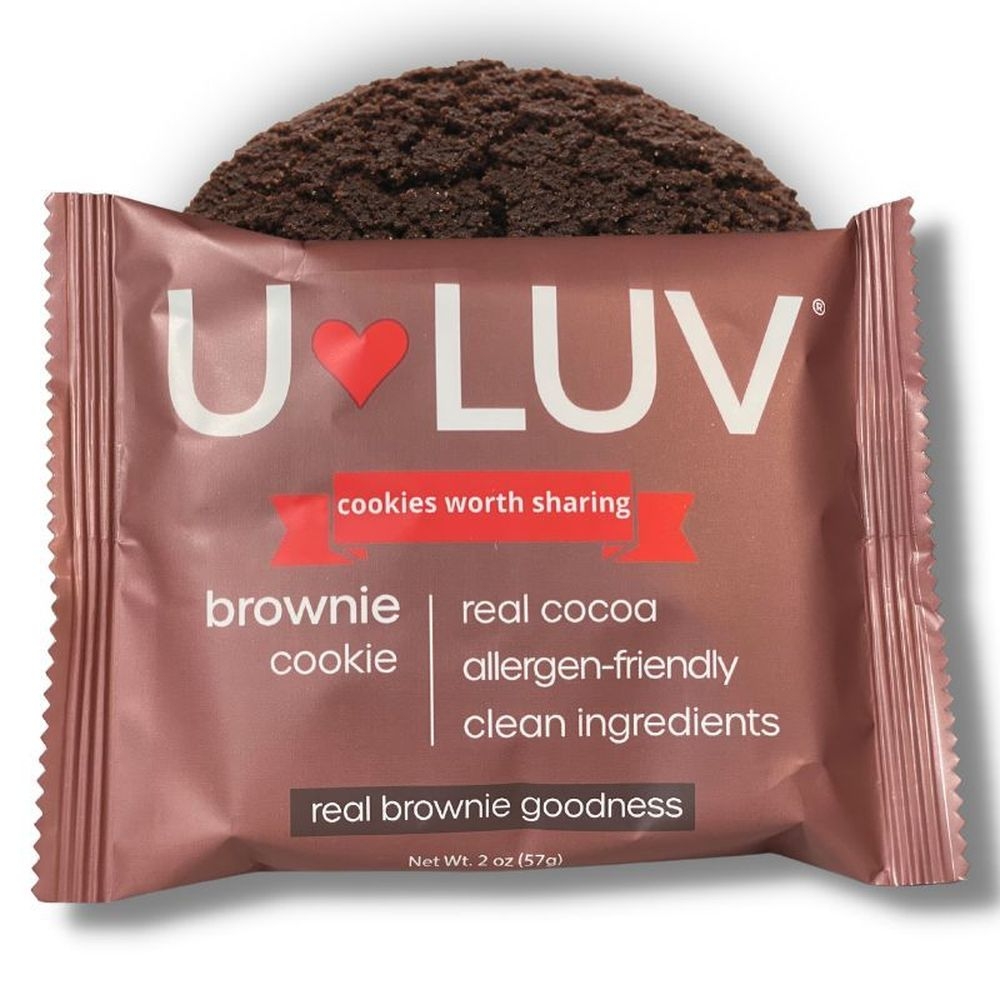 U LUV Brownie Cookies, 2 Ounce -- 72 per case