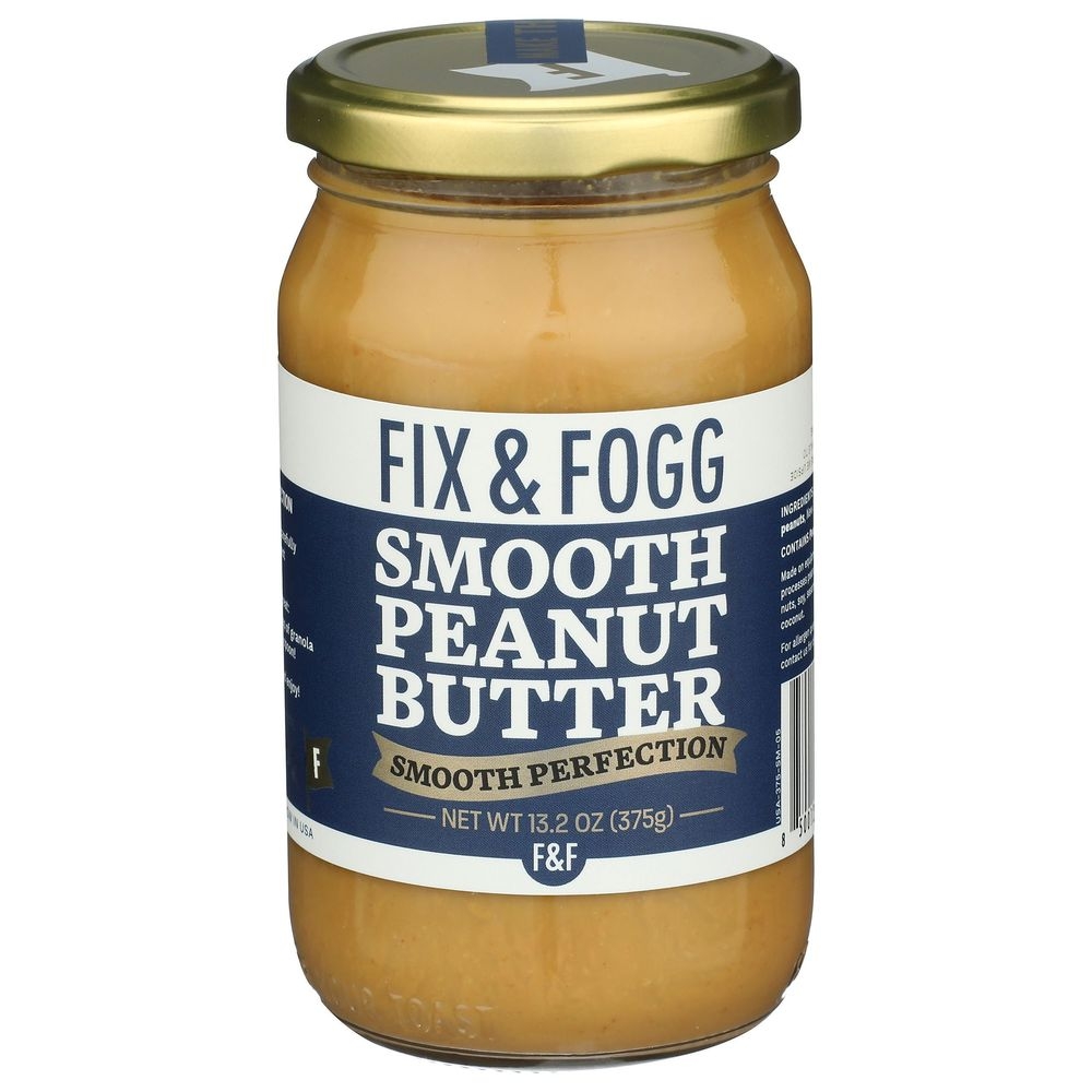 Fix and Fogg Smooth Peanut Butter, 13.2 Ounce -- 6 per case