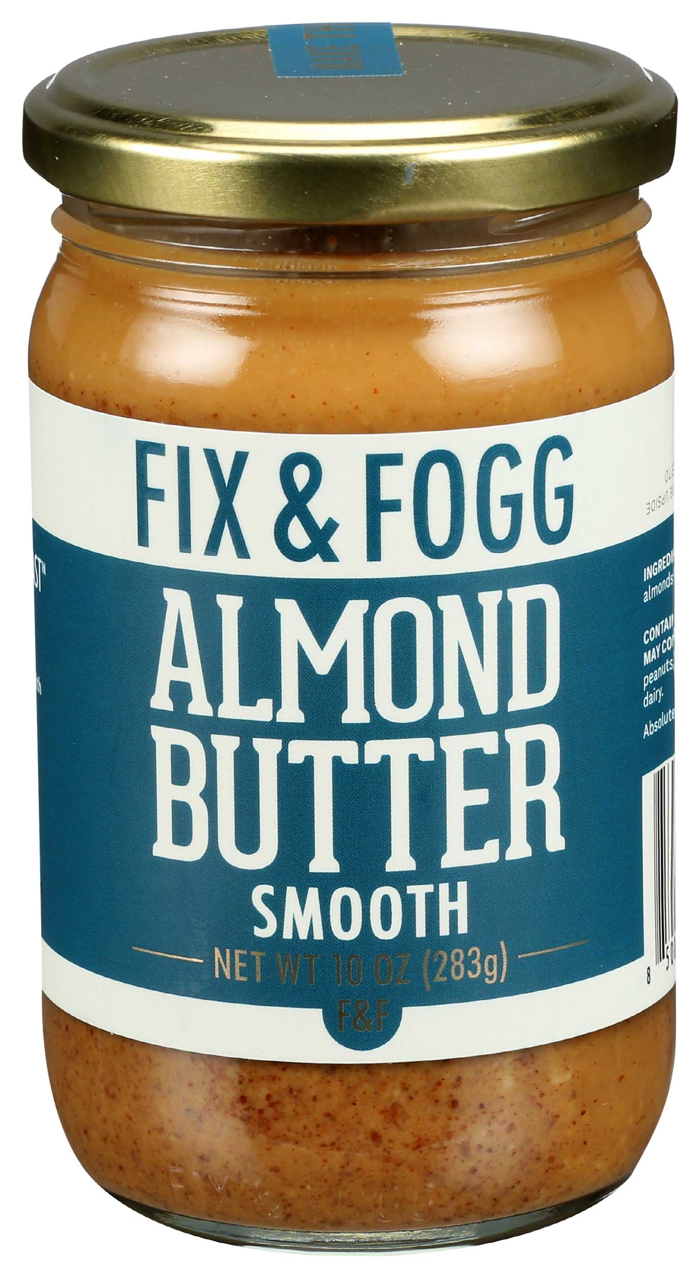 Fix and Fogg Smooth Almond Butter, 10 Ounce -- 6 per case