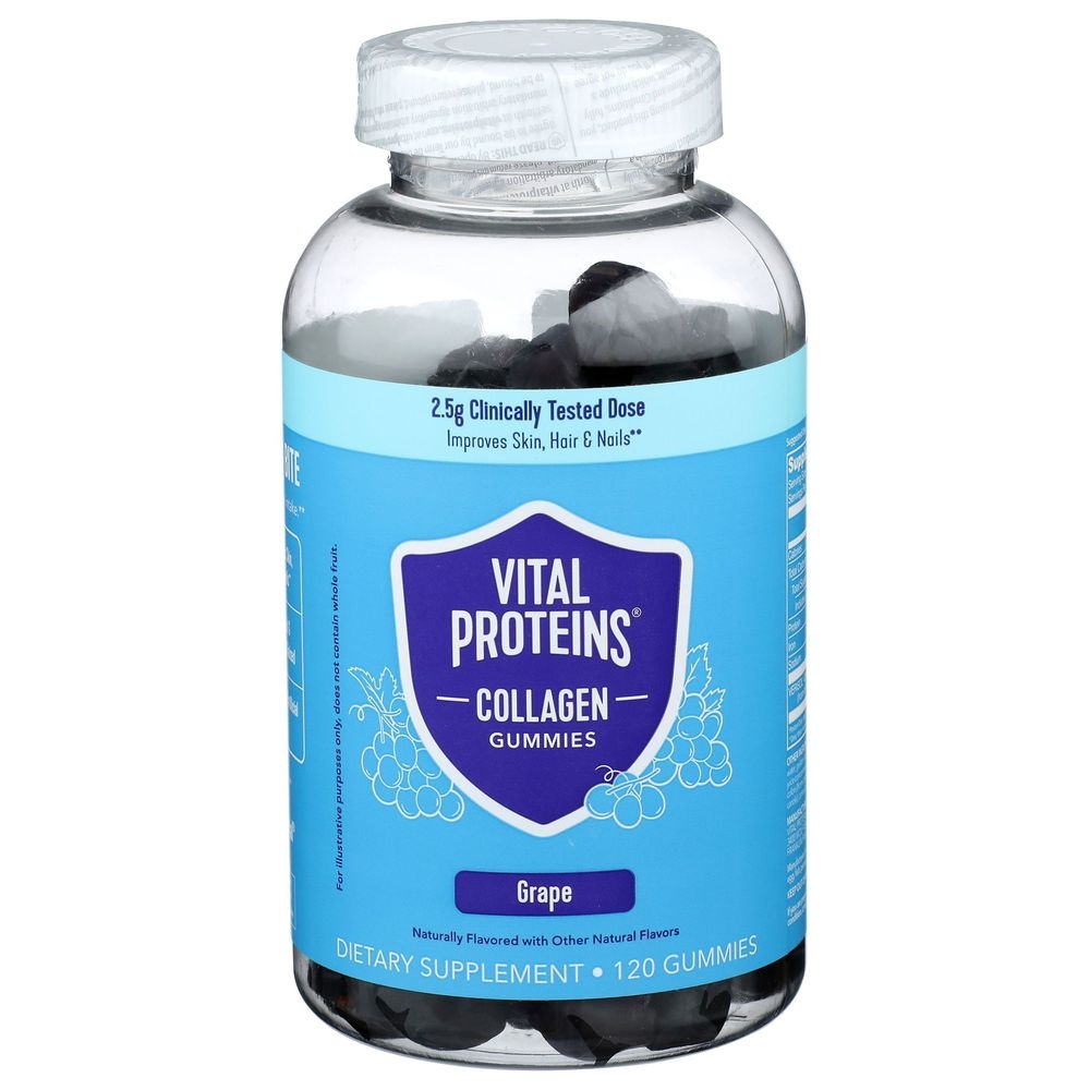 Vital Proteins Grape Collagen Gummies, 120 count