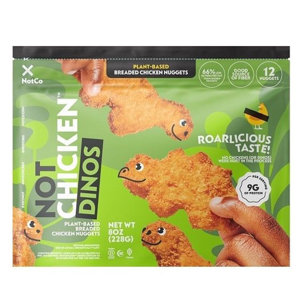 Notco Notchicken Dinosaur Nuggets, 8 Ounce