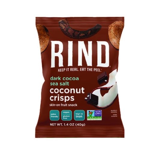 Rind Dark Cocoa Sea Salt Coconut Crisps, 1.4 Ounce -- 24 per case