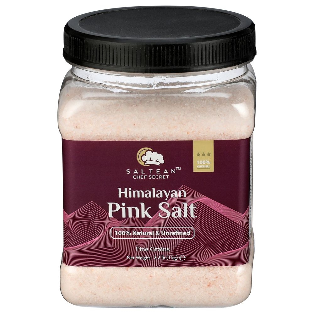 Saltean Fine Grain Himalayan Pink Salt, 2.2 Pound -- 6 per case