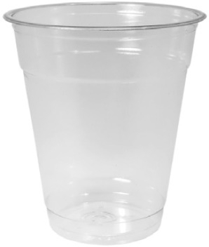 rPlanet Earth 100 Percent PCR Plastic RPET Clear Drink Cup, 16 Ounce -- 100 per case