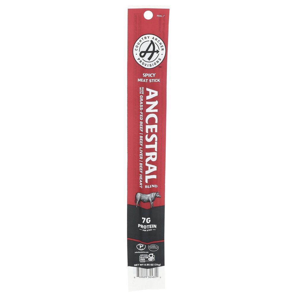 Archer Ancestral Blend Spicy Beef Stick, 0.85 Ounce -- 18 per case