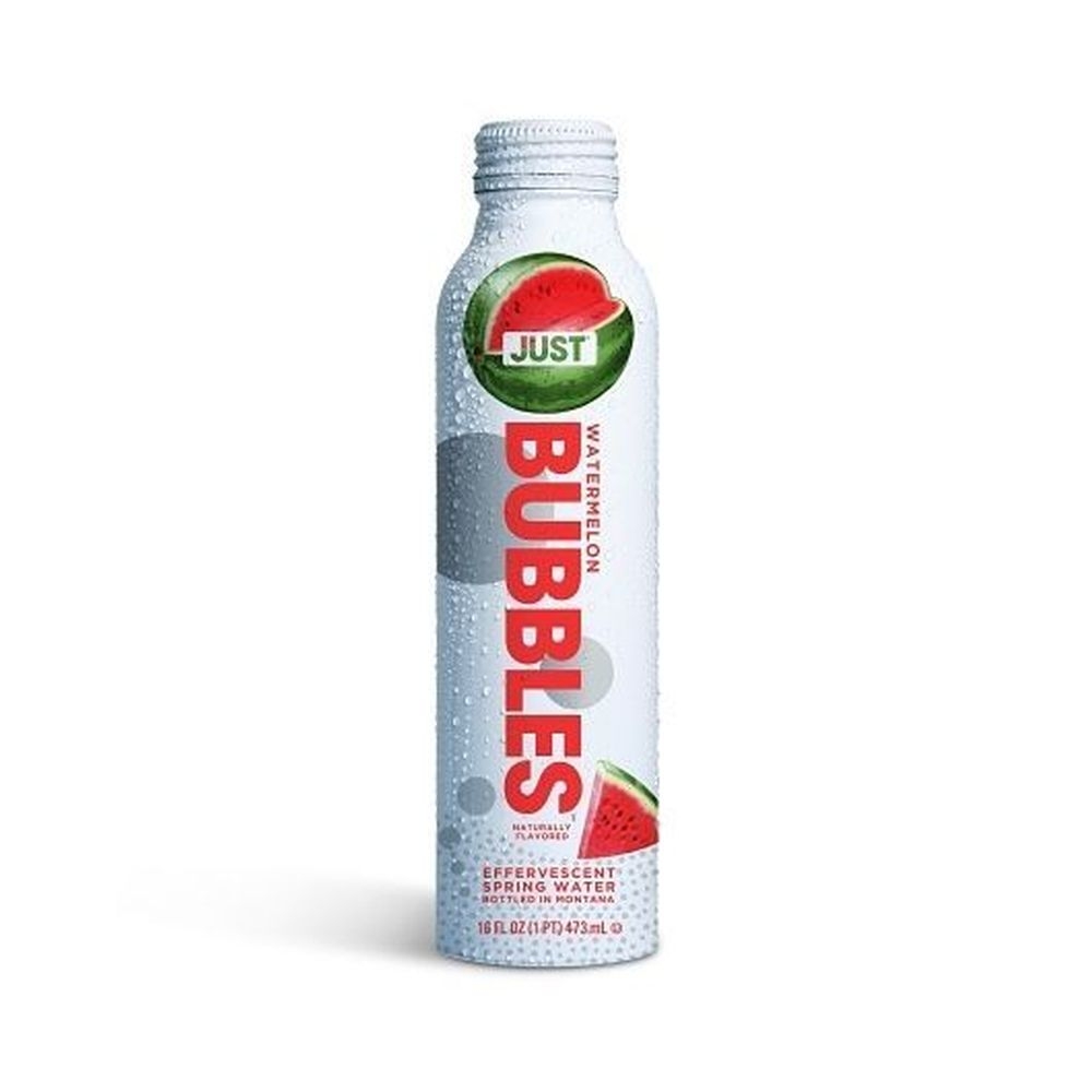 Just Bubbles Watermelon Spring Water, 16 Fluid Ounce -- 12 per case