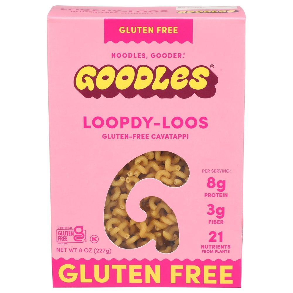 Goodles Gluten Free Loopdy-Loos Pasta, 8 Ounce -- 12 per case