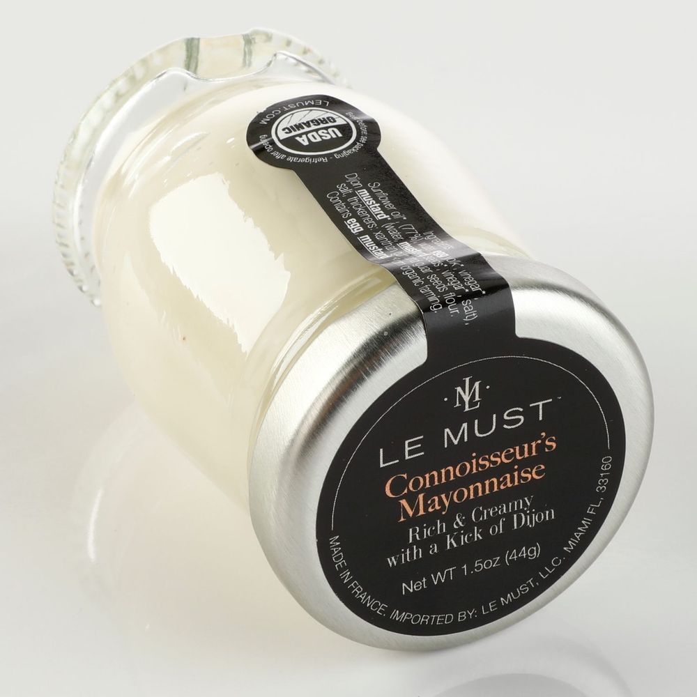 Le Must Single Serve Deluxe Organic Mayonnaise, 1.5 Ounce Jar -- 48 per case