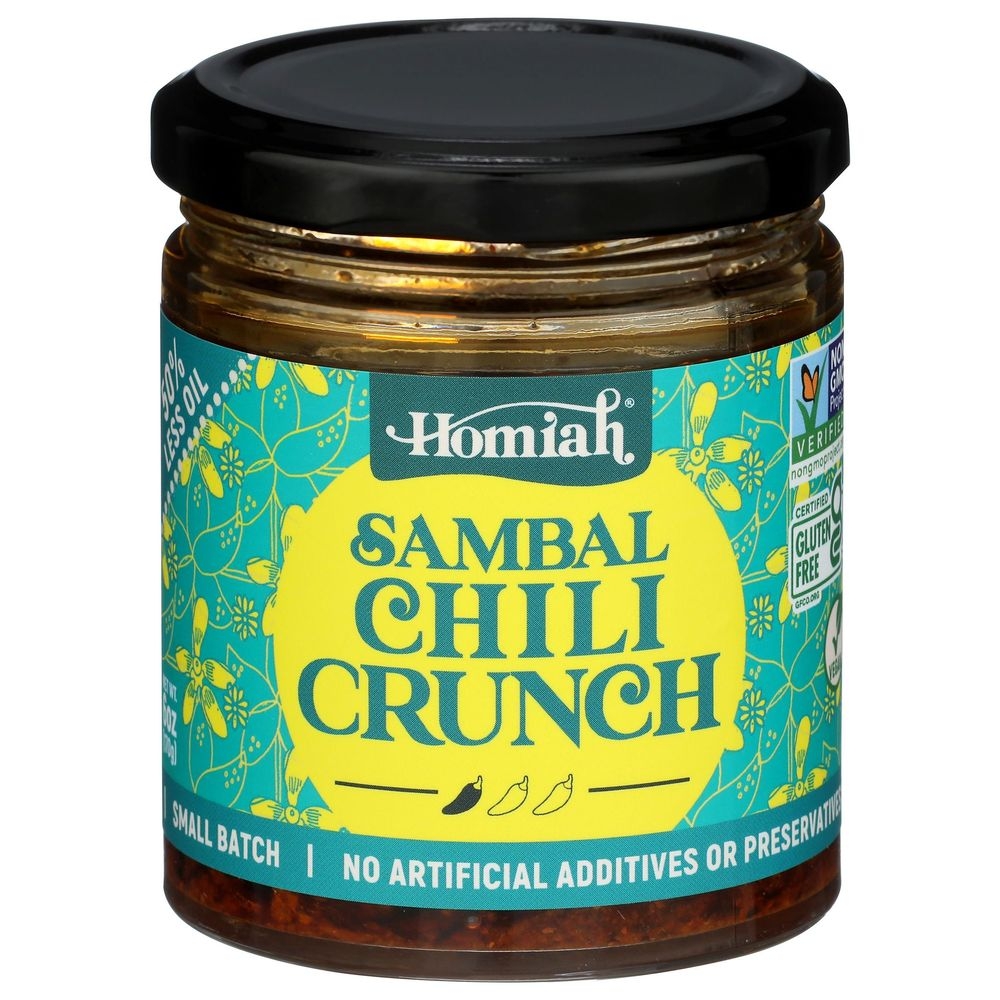 Homiah Vegan Sambal Chili Crunch, 6 Ounce -- 6 per case