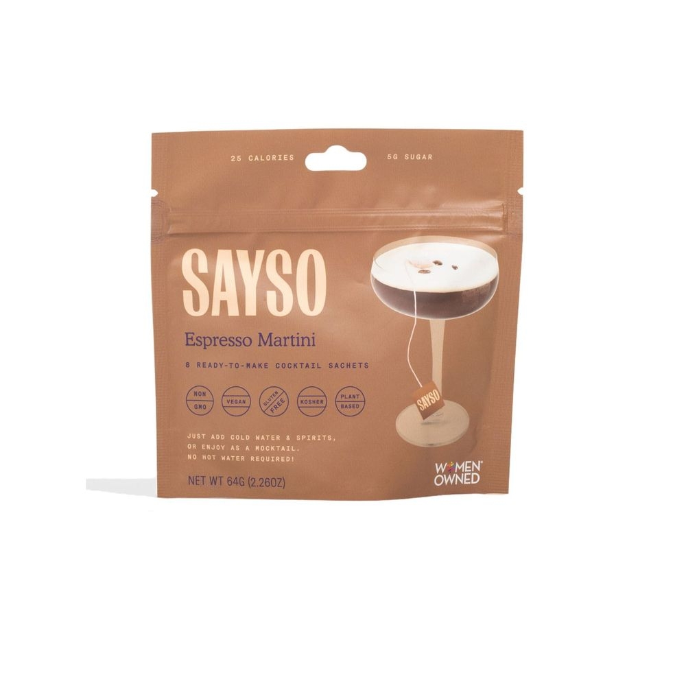 Sayso Espresso Martini Cocktail Mix, 2.26 Ounce -- 6 per case