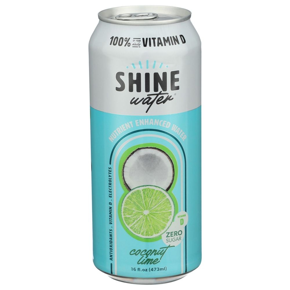 Shinewater Coconut Lime Nutrient Enhanced Water, 16 Fluid Ounce -- 12 per case