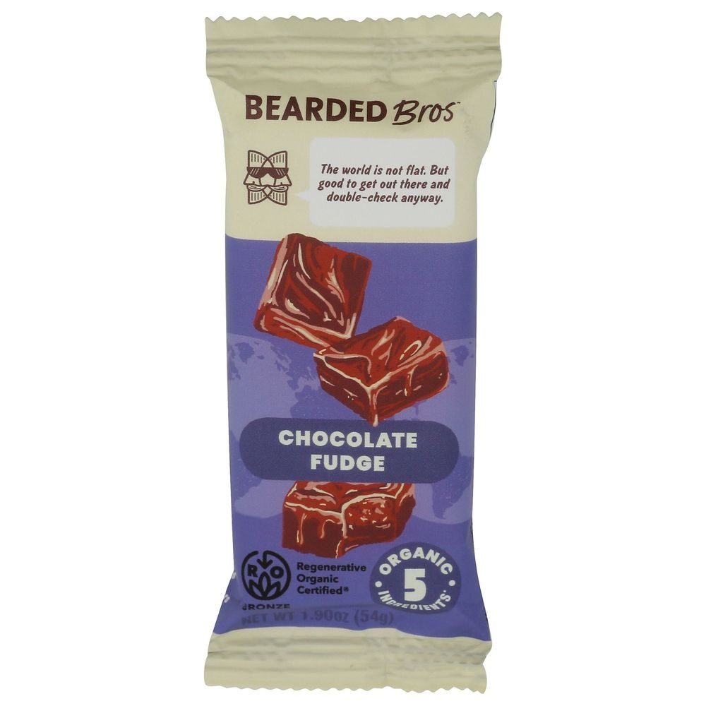 Bearded Bros Organic Chocolate Fudge Food Bar, 1.9 Ounce -- 10 per case