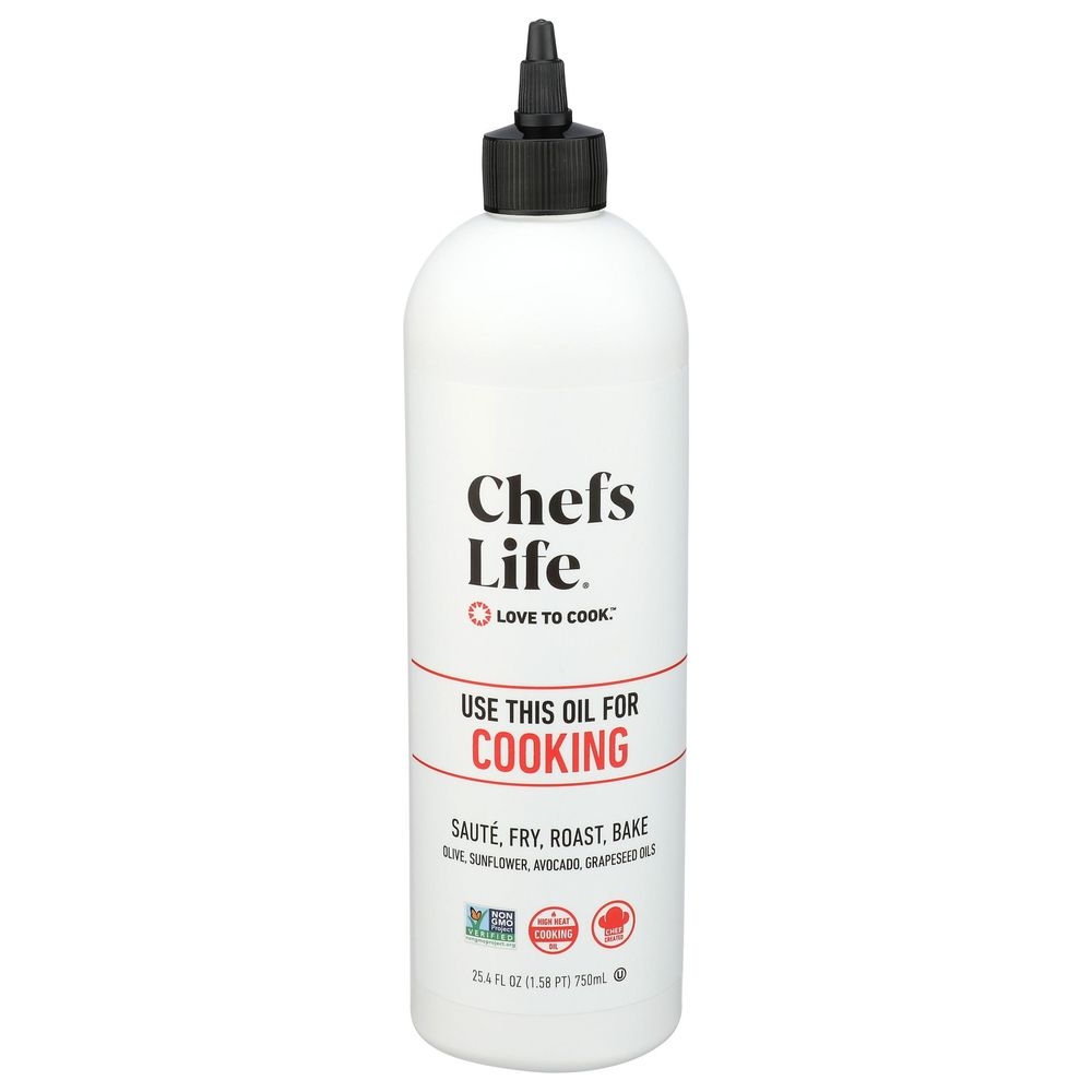 Chefs Life Cooking Oil Blend, 25.4 Fluid Ounce Squeeze -- 6 per case