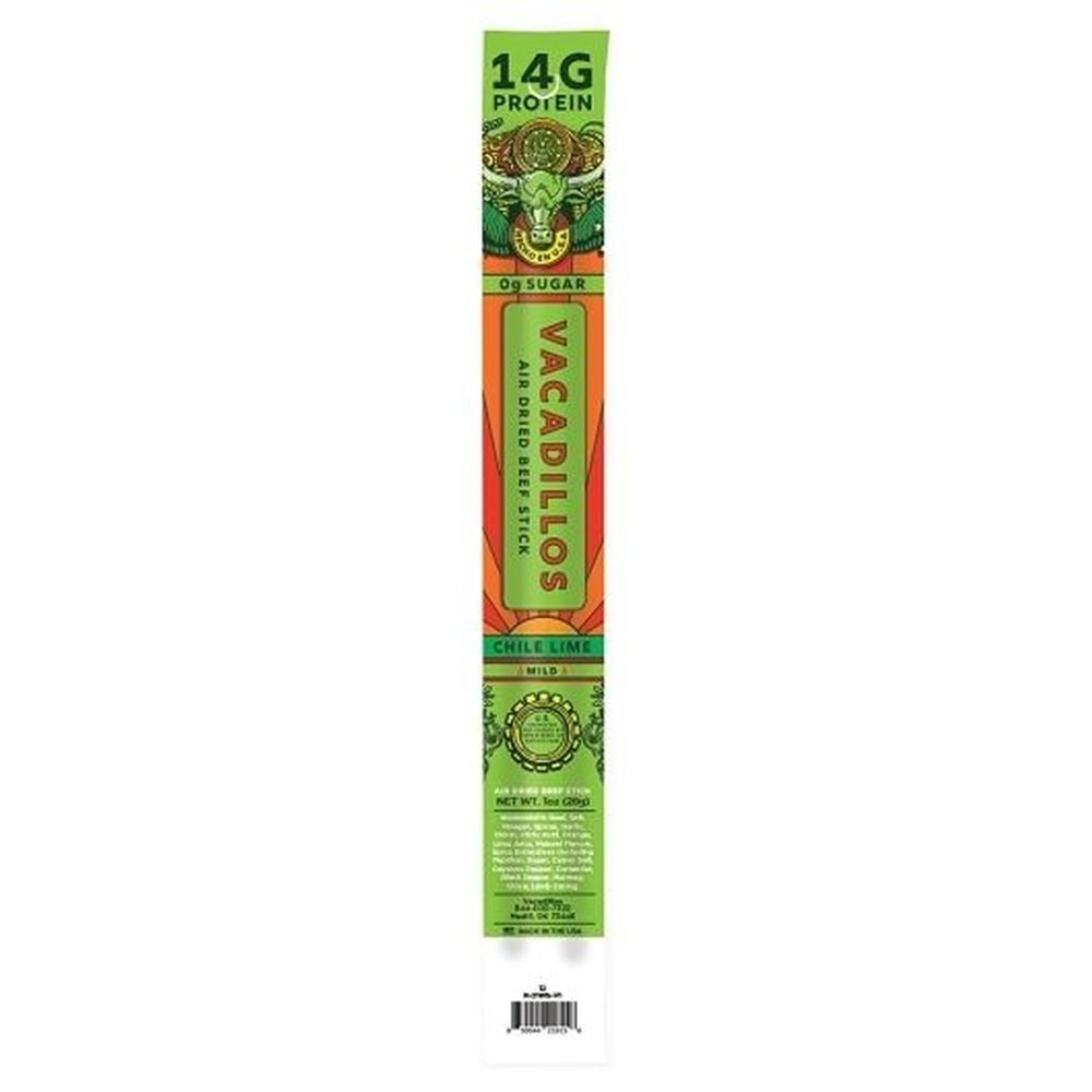 Vacadillos Chile Lime Meat Sticks, 1 Ounce - 120 per case