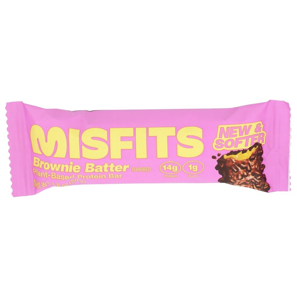 Misfits Brownie Batter Protein Bar, 1.8 Ounce -- 15 per case