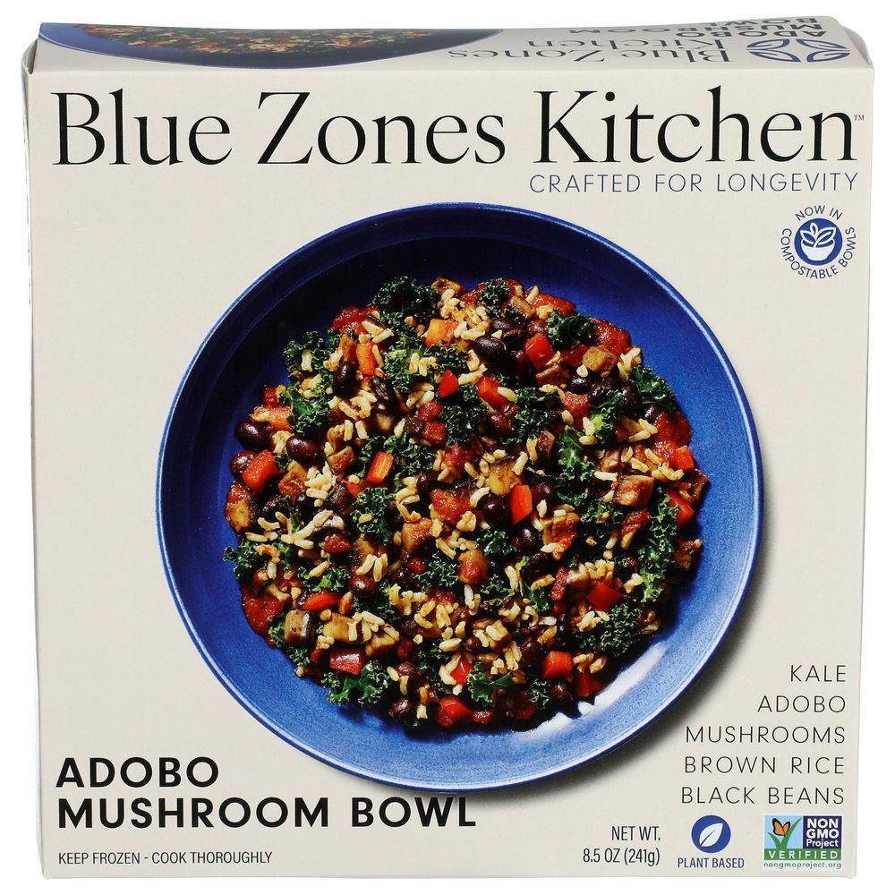 Blue Zones Kitchen Adobo Mushroom Bowl, 8.5 Ounce -- 6 per case