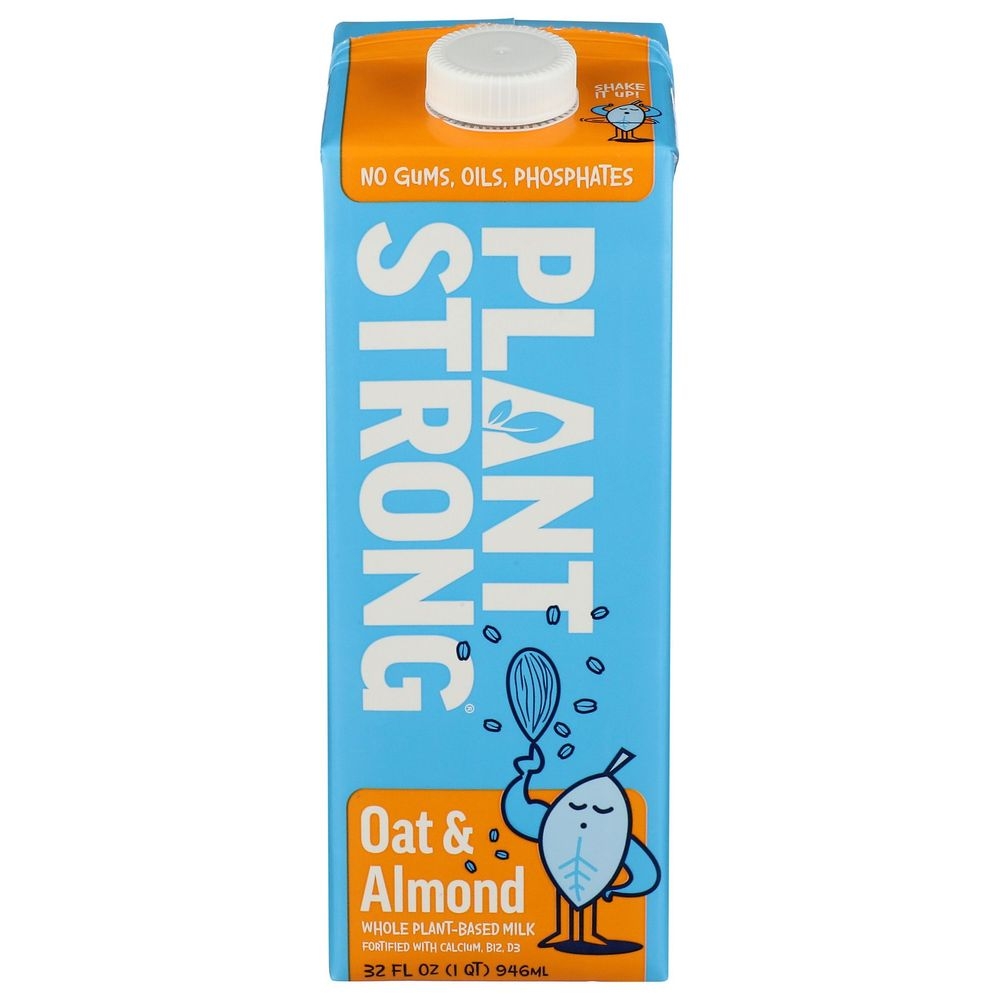 Plant Strong Oat and Almond Milk, 32 Fluid Ounce -- 6 per case