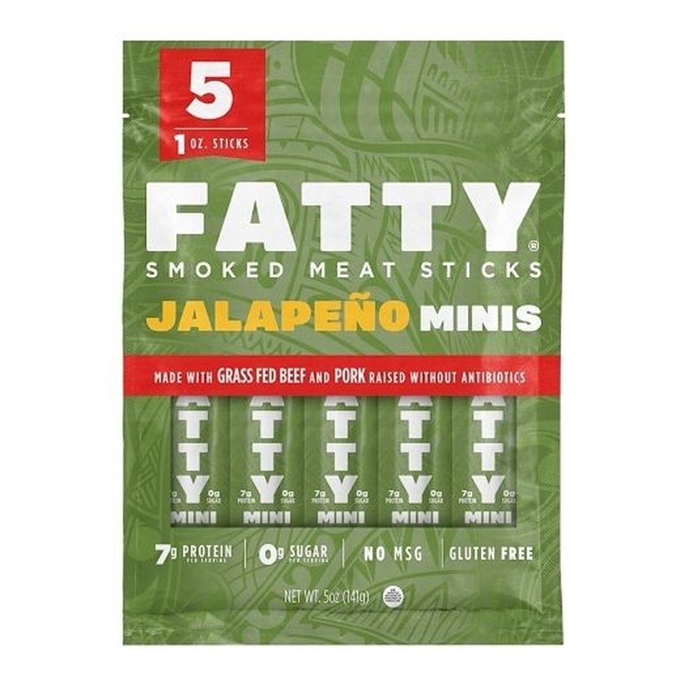 Fatty Jalapeno Mini Smoked Meat Stick, 5 Ounce -- 16 per case