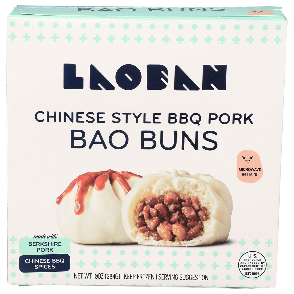 Laoban Bbq Pork Bao Buns, 10 Ounce -- 6 per case