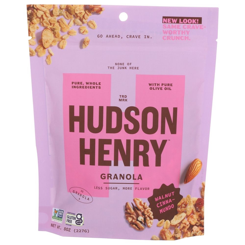 Hudson Henry Granola Maple and Walnut Granola, 8 Ounce -- 6 per case