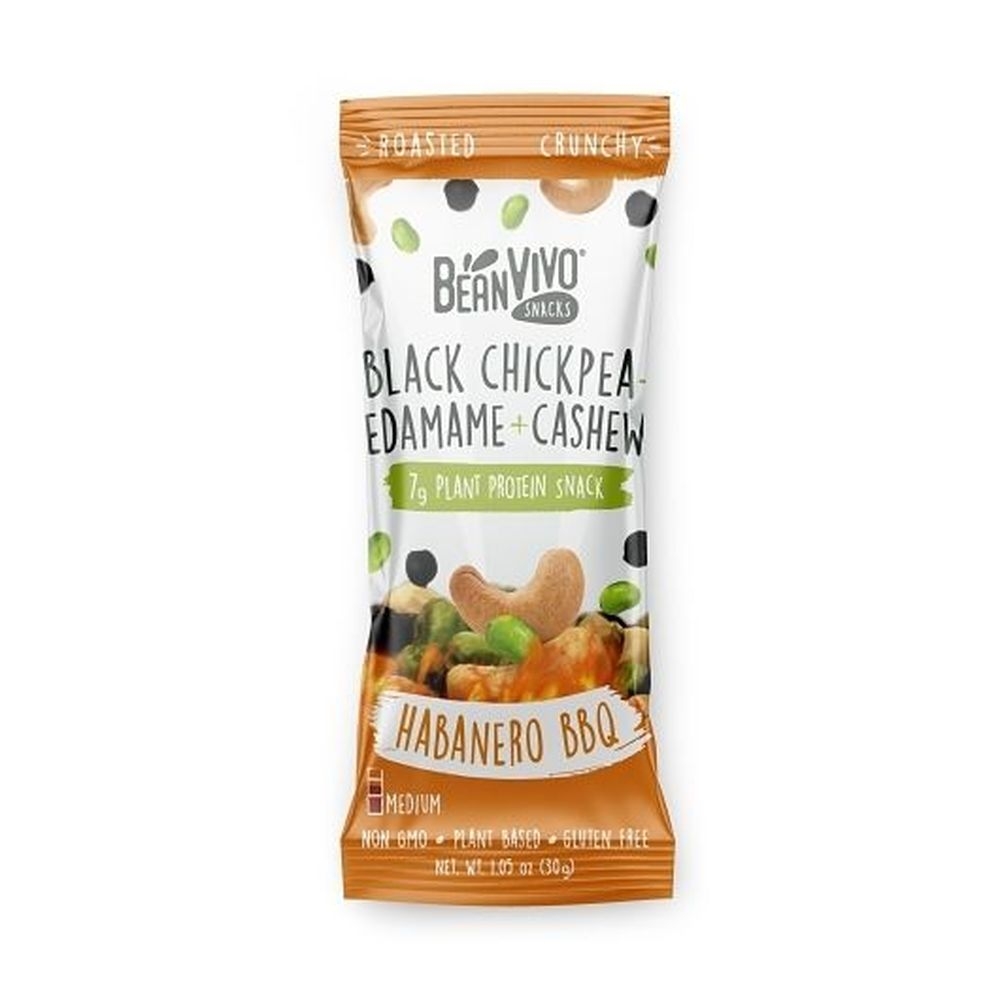 Beanvivo Habanero Bbq Black Chickpea Snack Mix, 1.05 Ounce - 128 per case