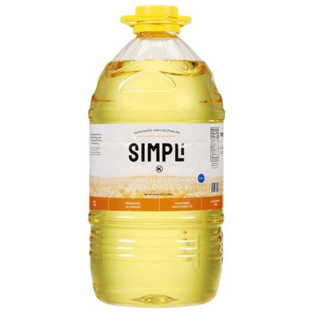 Simpli High Oleic Sunflower Oil, 5 Liter - 4 per case
