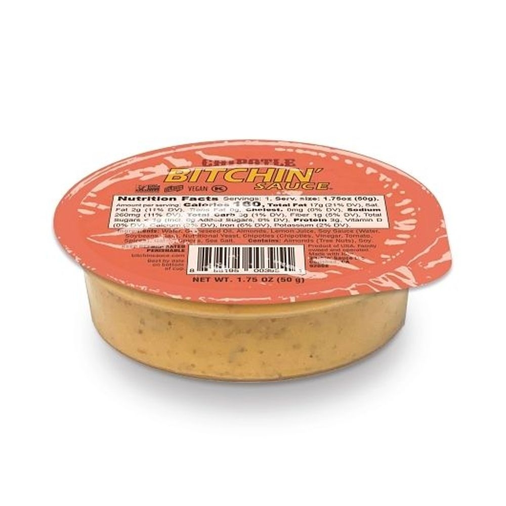 Bitchin Almond Based Chipotle Sauce, 1.75 Ounce - 24 per case