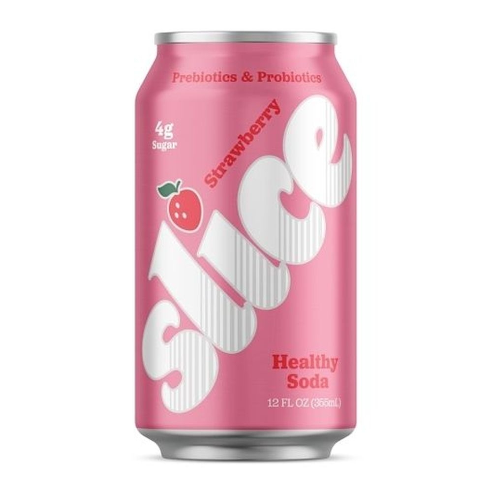 Slice Strawberry Healthy Soda, 12 Fluid Ounce - 12 per case