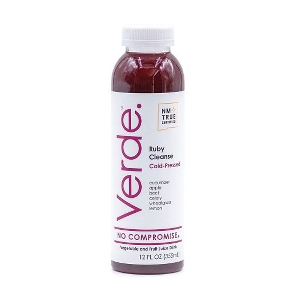 Verde 82 Percent Cold-Pressed Ruby Cleanse Juice, 72 Ounce -- 4 per case